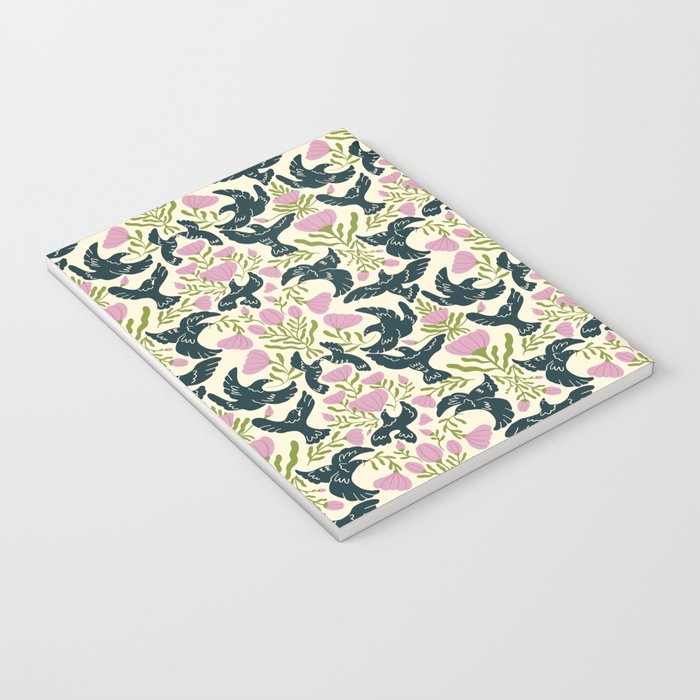 Spring Black Birds Notebook Gallery Image 3