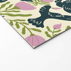 Spring Black Birds Welcome Mat Gallery Image 2
