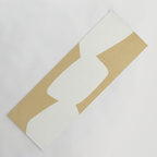 Minimal Shapes gold Yoga Mat Gallery Image 1