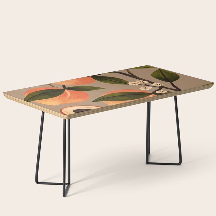Peaches Botanical Art 2 Coffee Table Gallery Image 1
