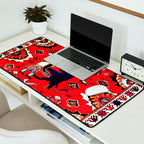 Qashqaâi Fars Southwest Persian Hunting Rug Print Desk Mat Gallery Image 2