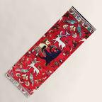 Qashqaâi Fars Southwest Persian Hunting Rug Print Yoga Mat Gallery Image 1