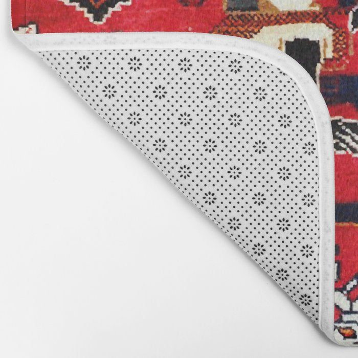 Qashqaâi Fars Southwest Persian Hunting Rug Print Bath Mat Gallery Image 2