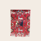 Qashqaâi Fars Southwest Persian Hunting Rug Print Wall Hanging Gallery Image 1