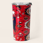 Qashqaâi Fars Southwest Persian Hunting Rug Print Travel Mug Gallery Image 2
