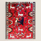 Qashqaâi Fars Southwest Persian Hunting Rug Print Jigsaw Puzzle Gallery Image 1