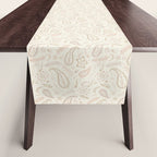 Paisley - Soft Pink Table Runner Gallery Image 1