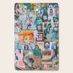 Sticker and graffiti wall background 6 - Berlin street art photography Cutting Board Gallery Image 1