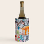 Sticker and graffiti wall background 6 - Berlin street art photography Wine Chiller Gallery Image 2