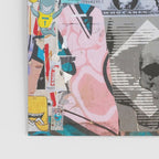 Sticker and graffiti wall background 6 - Berlin street art photography Poster Gallery Image 3