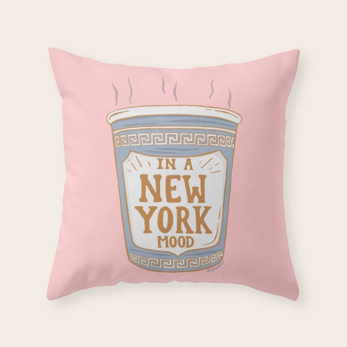 NEW YORK MOOD Throw Pillow Gallery Image 6