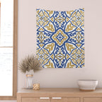 Intricate Ornamentals tiles NS Wall Tapestry Gallery Image 2