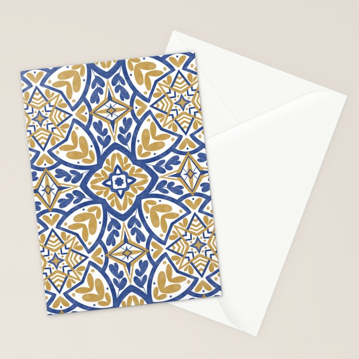 Intricate Ornamentals tiles NS Stationery Card Gallery Image 2