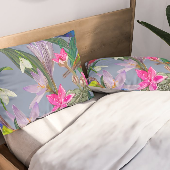 Lovely birds  Pillow Sham Gallery Image 2