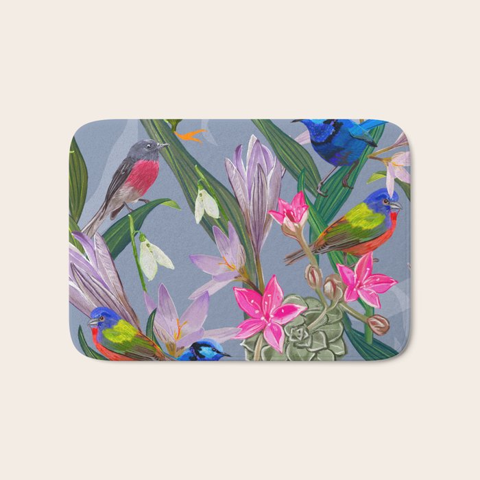 Lovely birds  Bath Mat Gallery Image 1