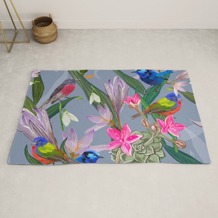 Lovely birds  Rug Gallery Image 2