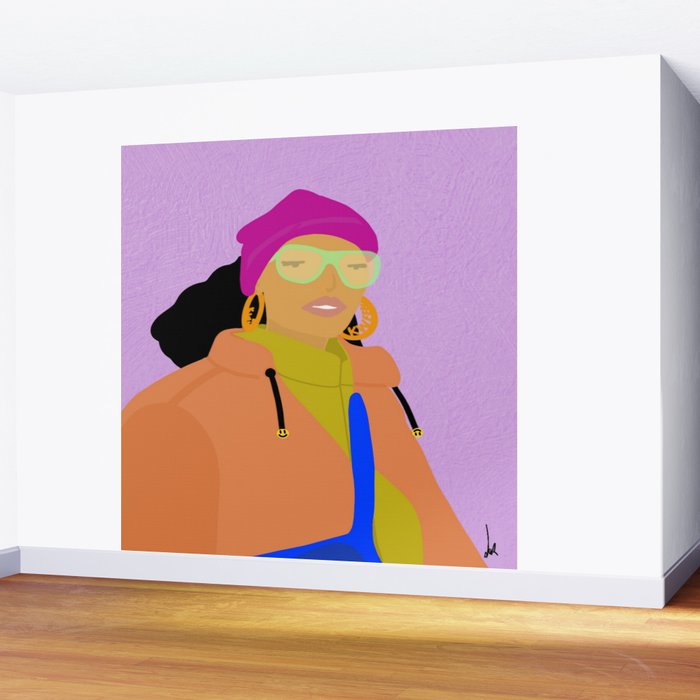 K. Thanks. Wall Mural Gallery Image 2