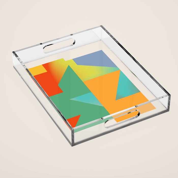 Modern Abstraction 3 Acrylic Tray Gallery Image 1