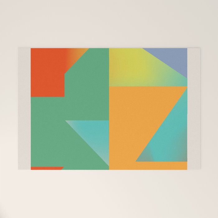 Modern Abstraction 3 Welcome Mat Gallery Image 1