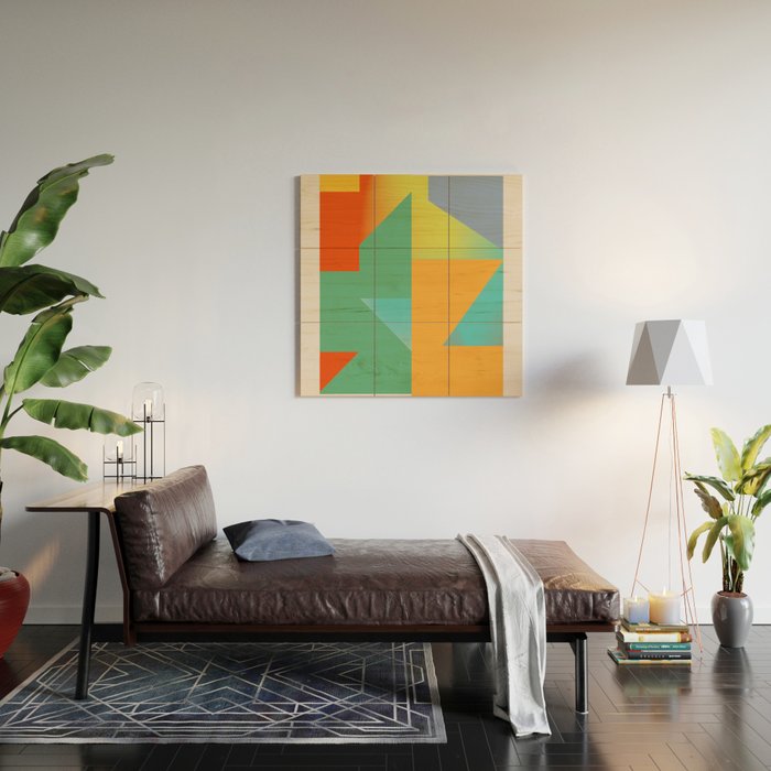 Modern Abstraction 3 Wood Wall Art Gallery Image 2