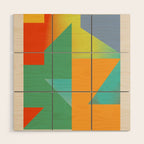 Modern Abstraction 3 Wood Wall Art Gallery Image 1