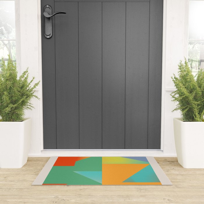Modern Abstraction 3 Welcome Mat Gallery Image 3