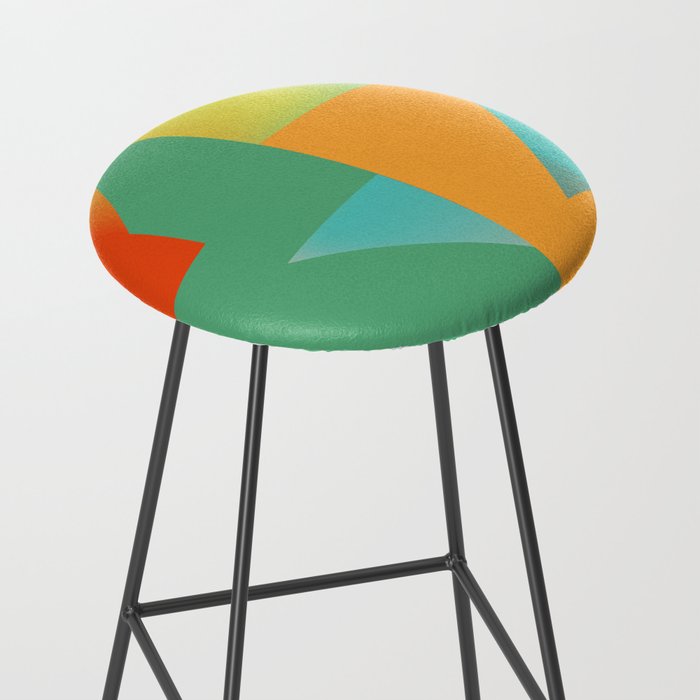 Modern Abstraction 3 Stool Gallery Image 2
