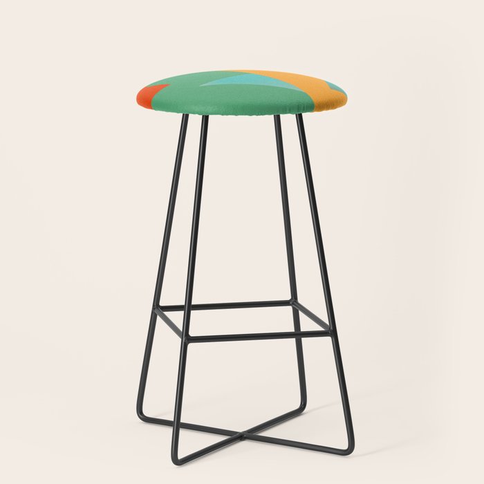 Modern Abstraction 3 Stool Gallery Image 1