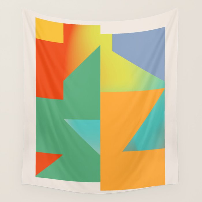 Modern Abstraction 3 Wall Tapestry Gallery Image 4