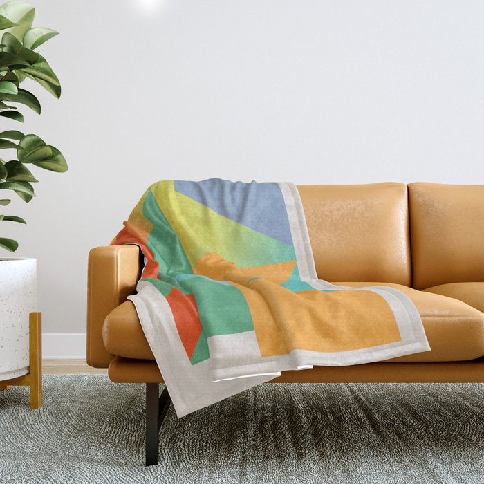 Modern Abstraction 3 Throw Blanket Gallery Image 1