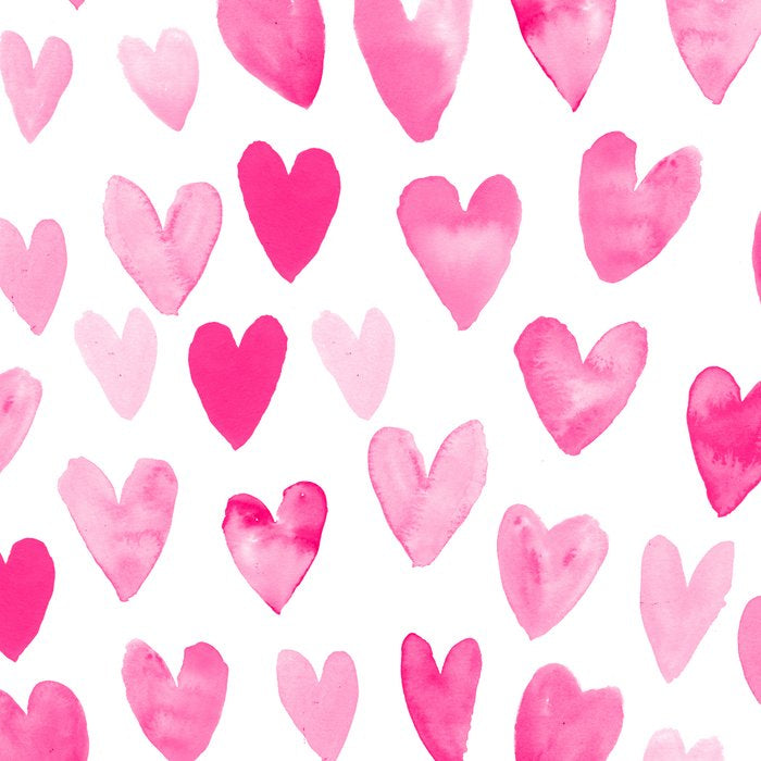 Hearts Pattern watercolor pink heart perfect essential valentines day gift idea for her Coffee Mug Gallery Image 2