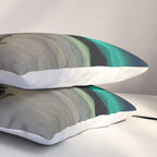 Winter Northern Lights Dog Sled (Color) Pillow Sham Gallery Image 3
