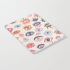 Mystic Eyes - Coral & Navy Notebook Gallery Image 2
