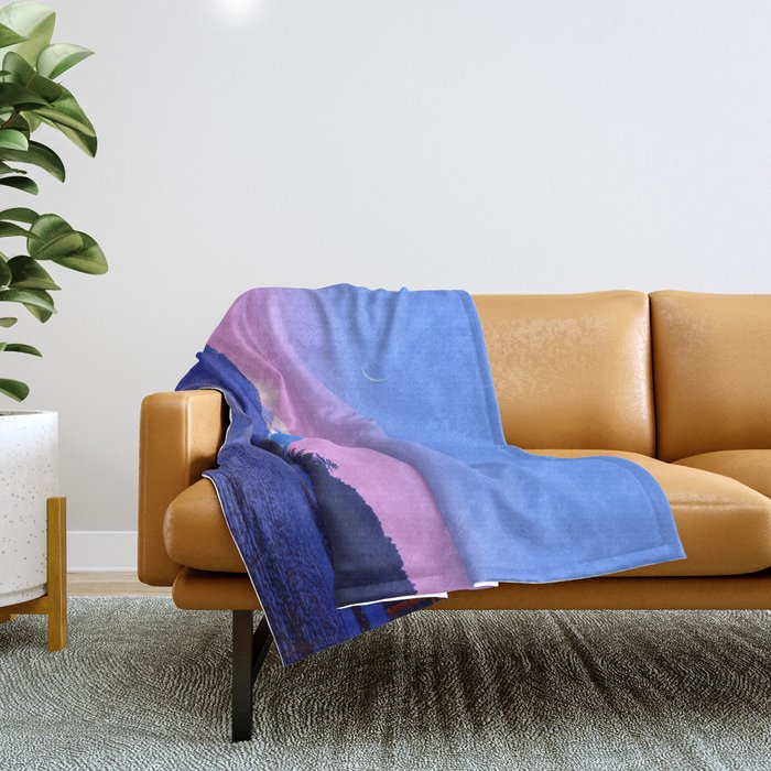 Mount Fuji Sunrise Throw Blanket Gallery Image 1