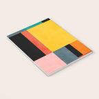 Modern Colorful Patchwork Vibrant MCM ART Notebook Gallery Image 3