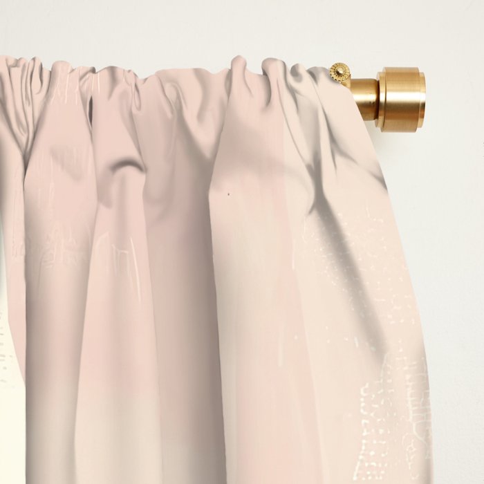 Soft Modern Abstract Shapes I Window Curtain Gallery Image 2