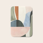 Soft Modern Abstract Shapes I Bath Mat Gallery Image 1