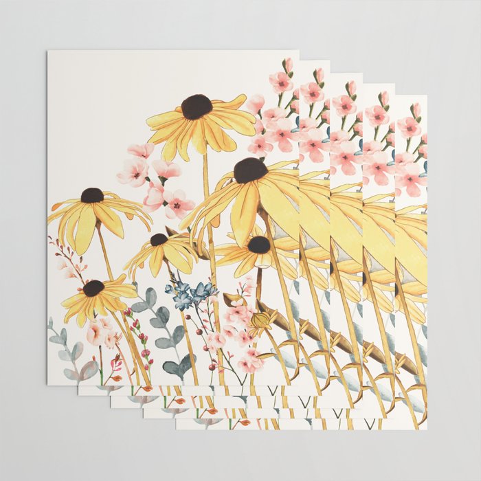 Summer Flowers Wrapping Paper Gallery Image 3