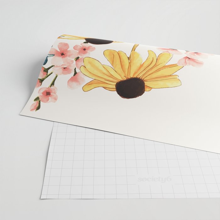 Summer Flowers Wrapping Paper Gallery Image 2