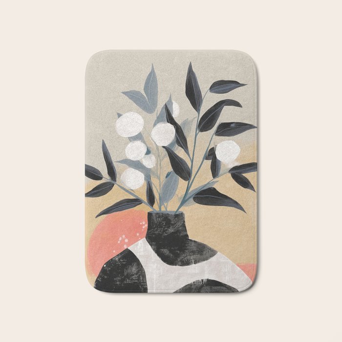 Sienna Blooms Bath Mat Gallery Image 1
