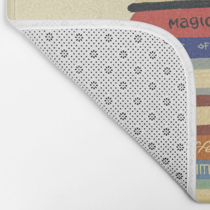 Hidden cat 31 reading books  Bath Mat Gallery Image 2