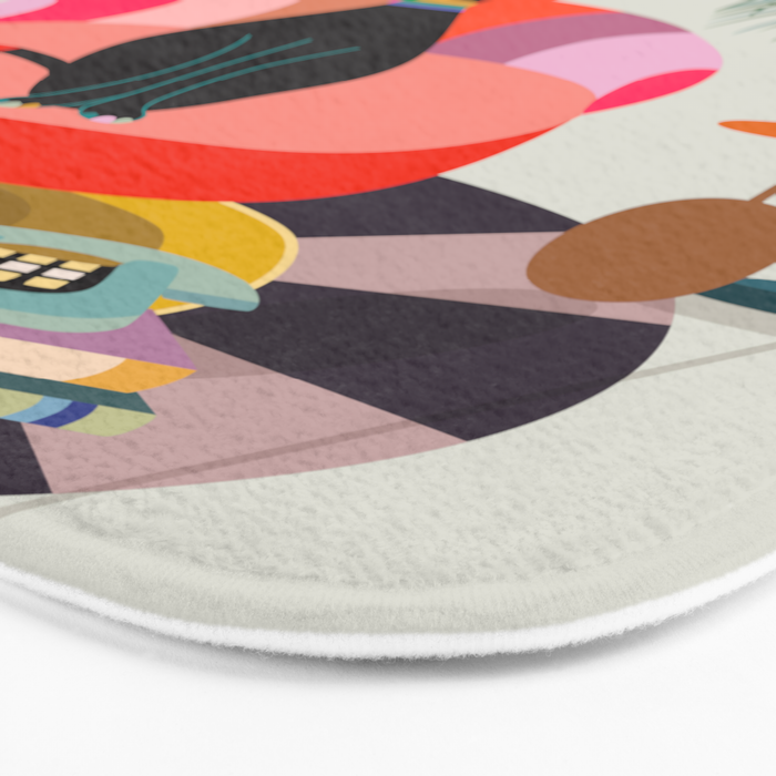 MCM Black Cat Bath Mat Gallery Image 3