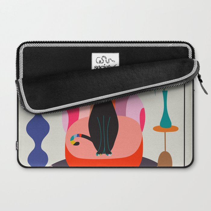 MCM Black Cat Laptop Sleeve Gallery Image 2