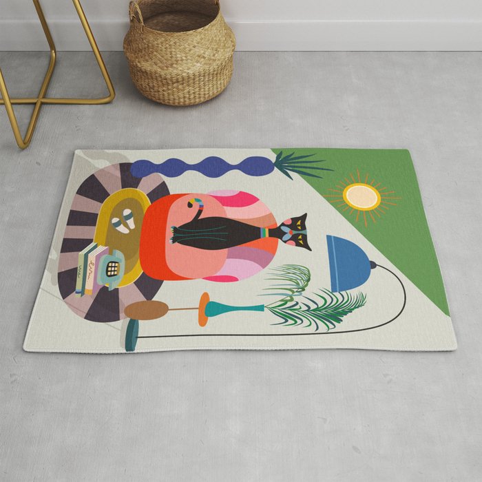 MCM Black Cat Rug Gallery Image 1
