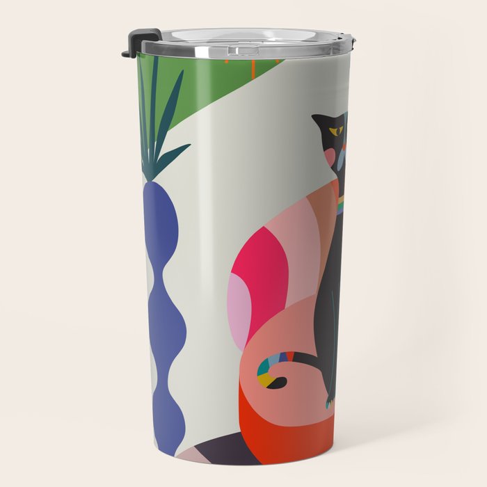 MCM Black Cat Travel Mug Gallery Image 3