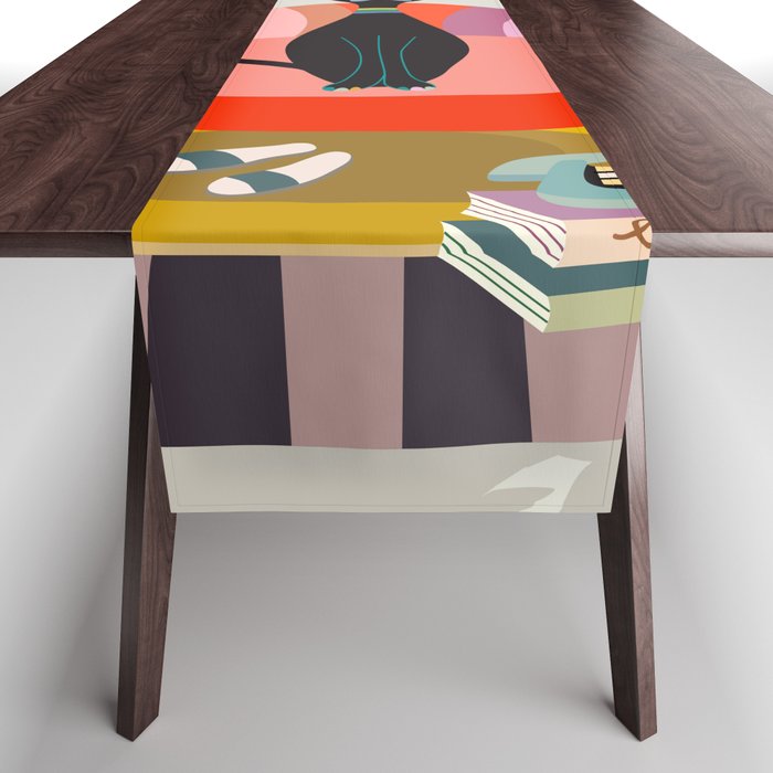 MCM Black Cat Table Runner Gallery Image 1