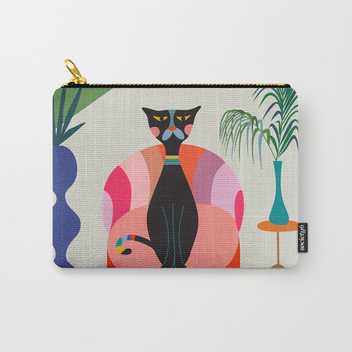 MCM Black Cat Carry All Pouch Gallery Image 1