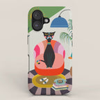 MCM Black Cat iPhone Case Gallery Image 1