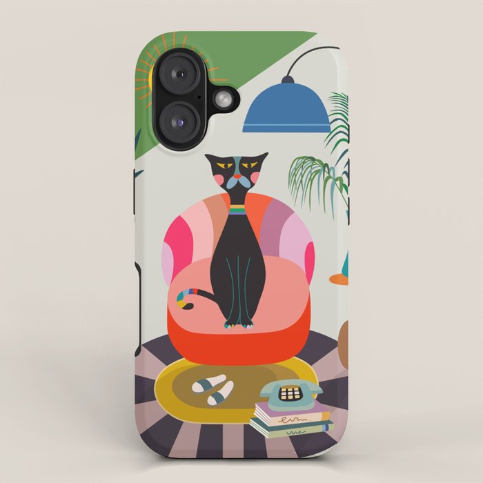MCM Black Cat iPhone Case Gallery Image 1