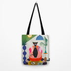 MCM Black Cat Tote Bag Gallery Image 2